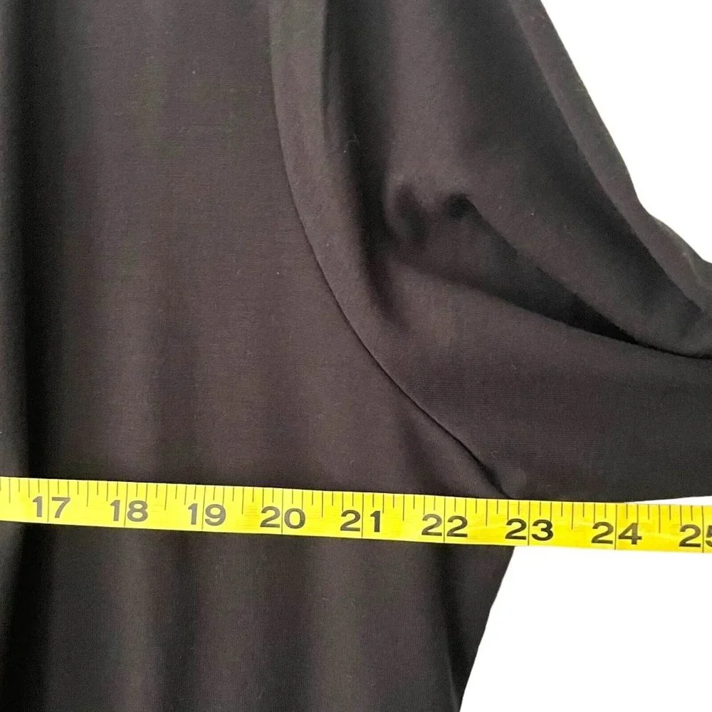 Calvin Klein Black Stretch Top Coat PXL Work Wear - Picture 5 of 7